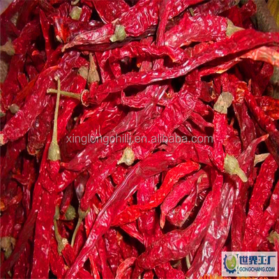 Spicy Erjingtiao Dried Chilis Great Taste Σφραγισμένη με κενό αέρος 15εκ