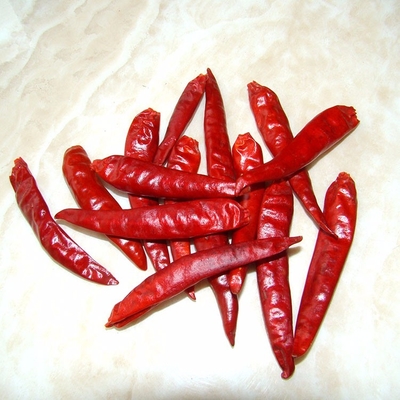 υγρασία 8%-12% Στερεωμένο Guajillo Chili Κόκκινο Όλο / Stick