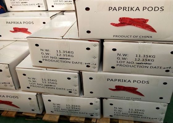 Αφυδατώστε τους γλυκούς πάπρικας λοβούς 140 τσίλι πιπεριών μη εκτεθειμένους σε ακτινοβολία ξηρούς κόκκινους Atsa