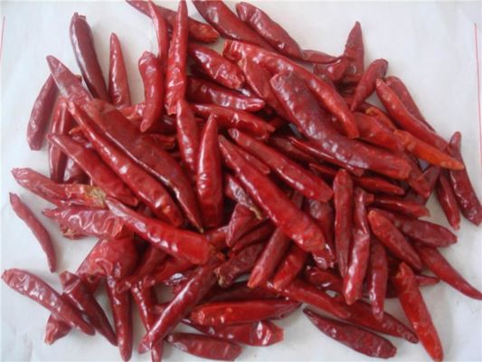 Μηά πρόσθετη μορφή πικάντικο κόκκινο ξηρό Chiles ραβδιών τσίλι Tianjin κόκκινη